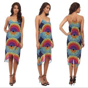 Mara Hoffman Chiffon Electrolight Wrap Slip Dress